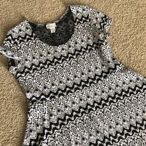 Allison Brittney Cap Sleeve Scoop Neck Mini Dress